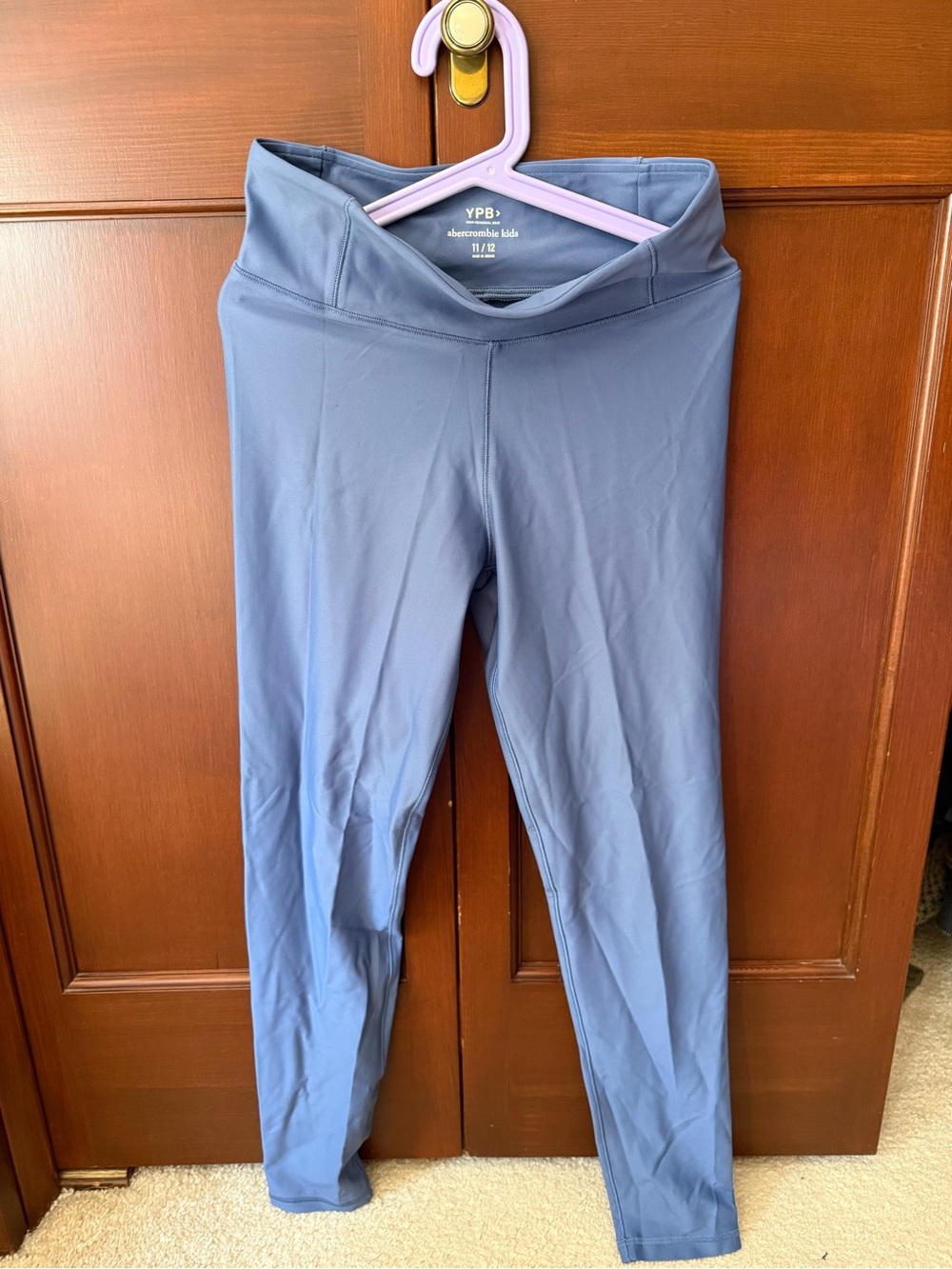 abercrombie kids blue leggings